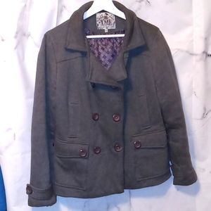 YMI Gray Pea Coat